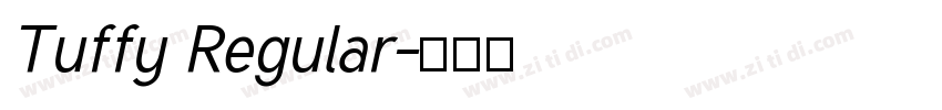 Tuffy Regular字体转换